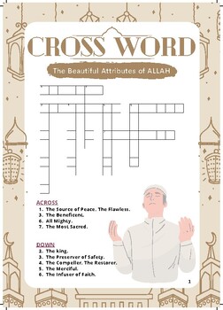 Islamic Brain Games Puzzles: 99 Names and Attributes of Allah Crossword