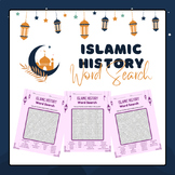 Islamic History Word Search | Ramadan Activities