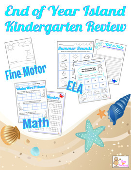 Preview of Island Hopping Kindergarten Review
