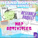 Island Hopping WWII Bundle - Map Activities/Research Proje