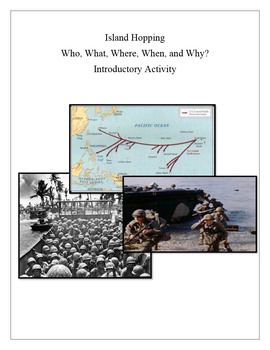 Preview of Island Hopping. Who, What, Where, When, and Why? Introductory Activity