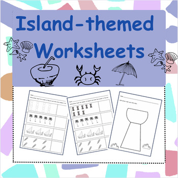 Preview of Island Themed Worksheets FREE