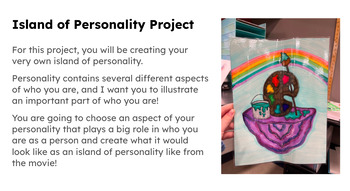 Preview of Island of Personality Drawing - Inside Out Inspired Art Project
