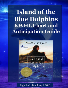 Preview of Island of the Blue Dolphins Anticipation Guide and KWHL Chart