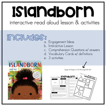 Preview of Islandborn | Interactive Read Aloud Lesson & Activities