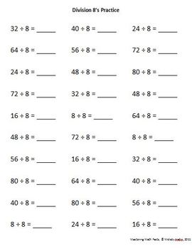 isolated math facts practice all 4 operations bundle 40 worksheets