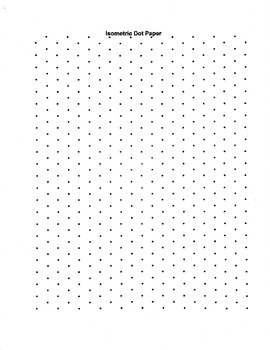 Isometric Dot Paper by Kevin Burton | TPT