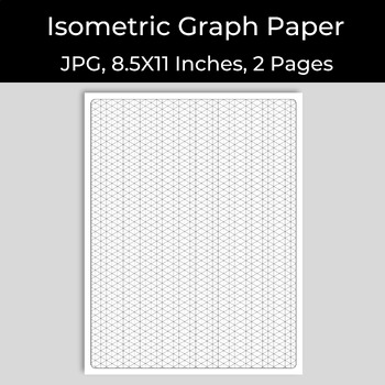 Isometric Dot Grid Notebook - 3D Graph Paper: 1/4 inch Distance Between  Dotted Lines | 100 Pages | 8.5x11 Soft Cover Book | For Technical Drawing