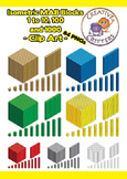 Isometric MAB block / base 10 blocks clip art - 84 images