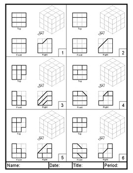 easy isometric drawing exercises
