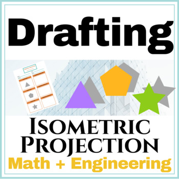 Preview of Isometric Projection Drawing Worksheet | Spatial Visualization | Engineering