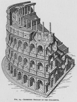 Preview of Isometric Section of the Colosseum / Coliseum