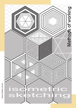 Preview of Isometric sketching activity book