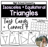 Isosceles and Equilateral Triangles - Geometry Task Cards 