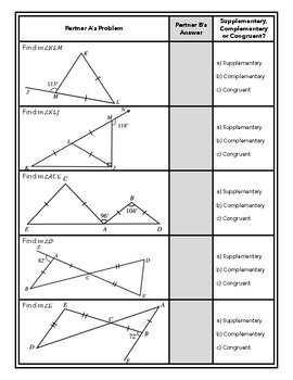isosceles and equilateral triangles worksheet challenge
