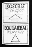 Isosceles and Equilateral Triangles - Editable Geometry Fo
