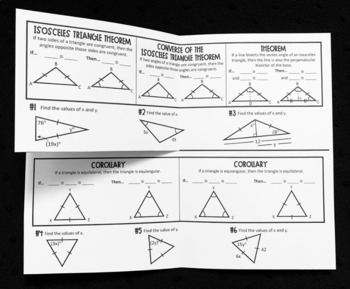 isosceles and equilateral triangles worksheet real life