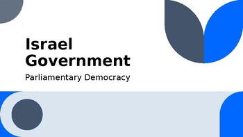 Preview of Israel Government Webquest SS7CG3