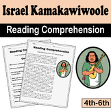 Israel Kamakawiwoʻole Reading Comprehension for 4th/6th | 