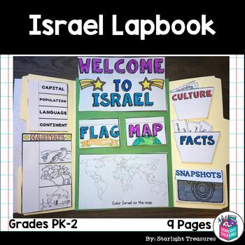 Preview of Israel Lapbook for Early Learners - A Country Study
