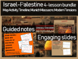 Israel-Palestine 4-lesson Bundle: map & timeline activity,
