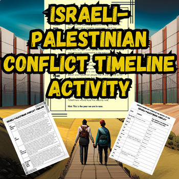 Preview of Israel Palestine Conflict Timeline Activity