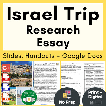 Preview of Israel Research Project | Printable & Digital