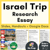 Israel Research Project | Printable & Digital