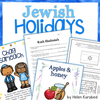 Preview of Israel and Jewish Holidays BUNDLE | Hanukkah, Rosh Hashanah, Sukkot, Purim