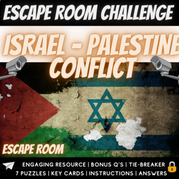 Preview of Israel and Palestine History Escape Room
