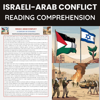 Preview of Israeli Arab Conflict Reading Comprehension Israeli Palestinian Conflict Jewish