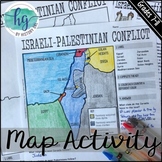 Israeli-Palestinian Conflict Map Activity (Print and Digital)