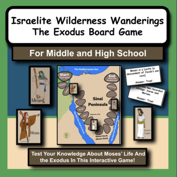 Preview of Israelite Wilderness Wanderings: The Exodus and Moses Board Game for Bible Class
