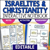 Israelites & Early Christianity EDITABLE Interactive Noteb
