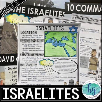 Preview of Israelites PowerPoint and Guided Notes (Abraham to King Solomon)