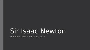 Preview of Issac Newton and the Laws of Motion - Bundle