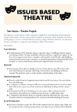 Issues Based Theater Project and Rubric