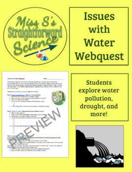 Preview of Issues with Water Webquest