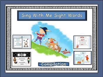 Preview of Sight Word Songs -96!