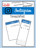 Instagram Templates- Biography, Sequencing, First Day of School