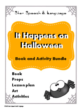 Preview of It Happens on Halloween Book and Activity Bundle