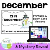 December Winter Reader Print & Digital Boom Card Mystery R