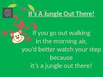 Lyrics - Walking in The Jungle