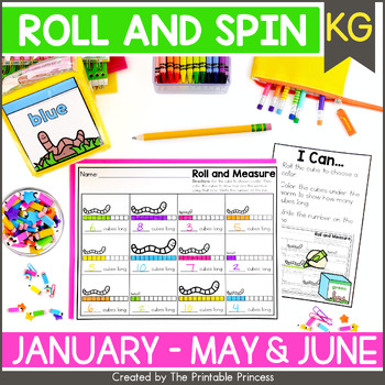 Preview of Literacy and Math Kindergarten Centers BUNDLE | Set #2 Jan. - May/June