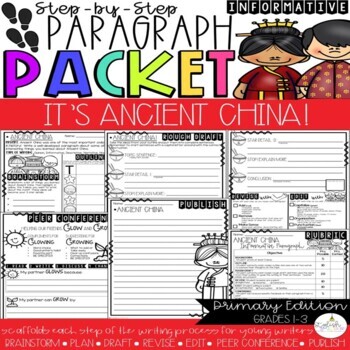 Preview of It's Ancient China | Step by Step Paragraph Packet | Informational Writing
