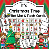It’s Christmas Time Bee Bot Mat and Flash Cards