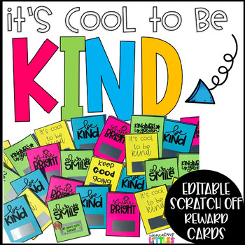 It's Cool To Be Kind Scratch Off Cards by Littles | TPT