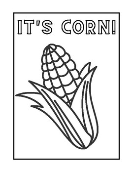 It's Corn! Coloring Page by Bell to Bell Printables | TpT