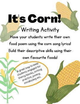 it's corn writing assignment