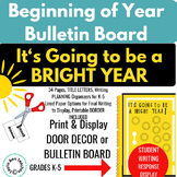 Beginning of the Year BRIGHT Back to School Bulletin Board
